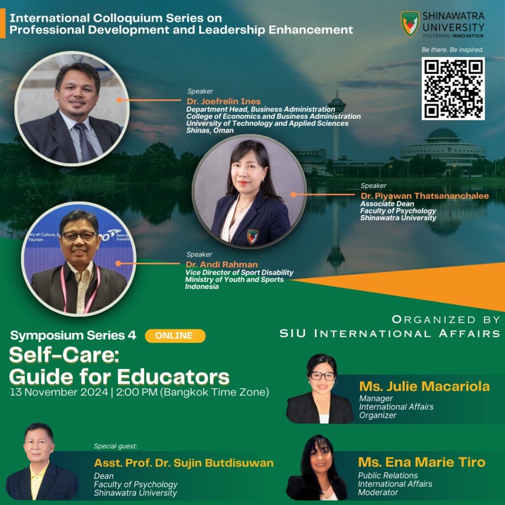 International Colloquium Series on Professional Development and Leadership Enhancement